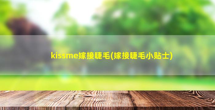 kissme嫁接睫毛(嫁接睫毛小贴士)