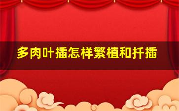 多肉叶插怎样繁植和扦插